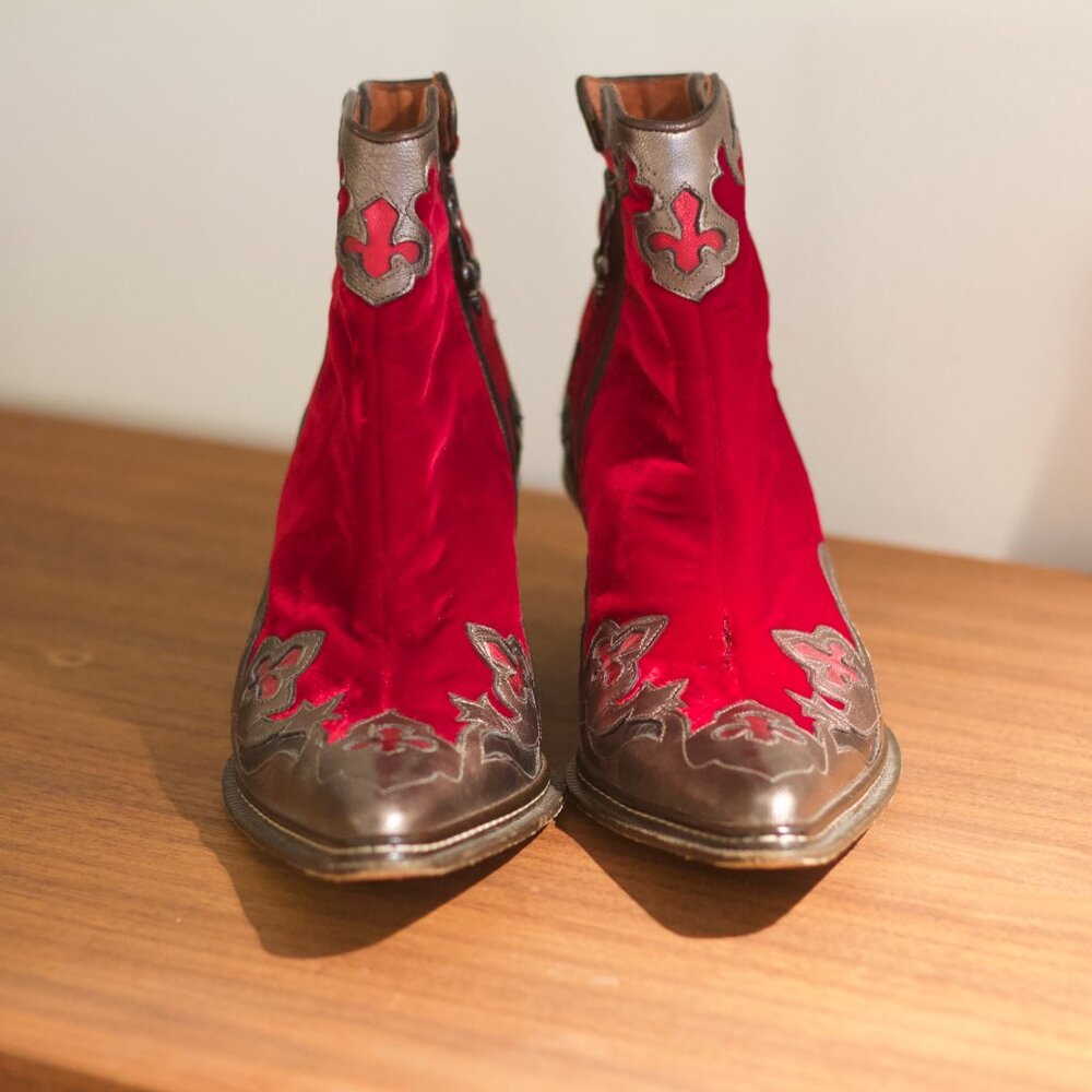 Donald Pliner Western Couture Boots Women’s 7.5 - Picture 4 of 9